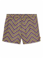 Missoni - Slim-Fit Mid-Length Printed Shell Swim Shorts - Green