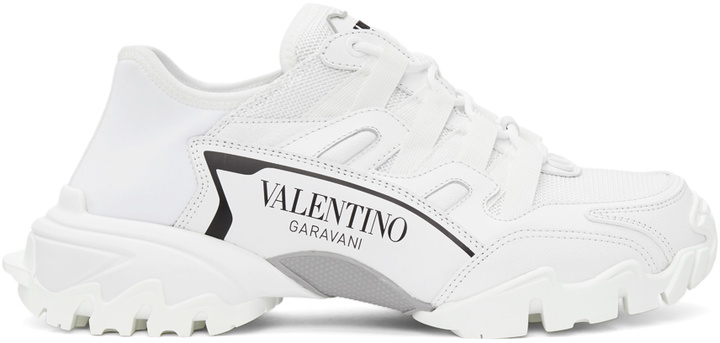 Photo: Valentino Garavani White Climbers Sneakers