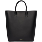 Mansur Gavriel Black Leather North South Tote Bag