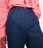 Patou Mid-rise wide-leg jeans