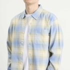 thisisneverthat Men's Flannel Check Shirt in Yellow