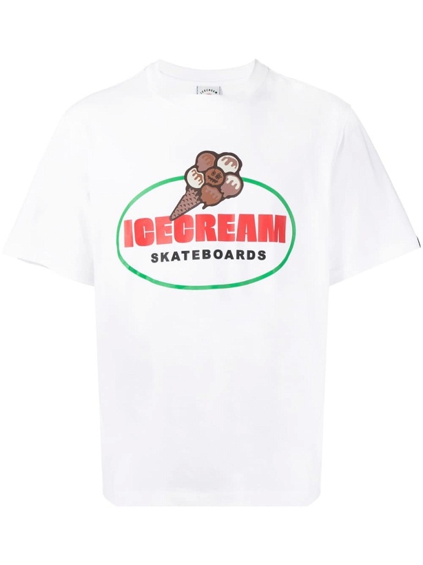 Photo: ICECREAM - Printed Cotton T-shirt