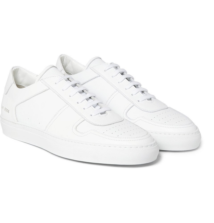 Photo: Common Projects - BBall Leather Sneakers - Men - White