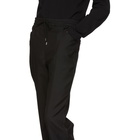 Johnlawrencesullivan Black Tapered Trousers