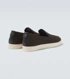 Giorgio Armani Asv jacquard slip-on shoes