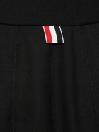 THOM BROWNE Pleated Drop Back Mini Skirt