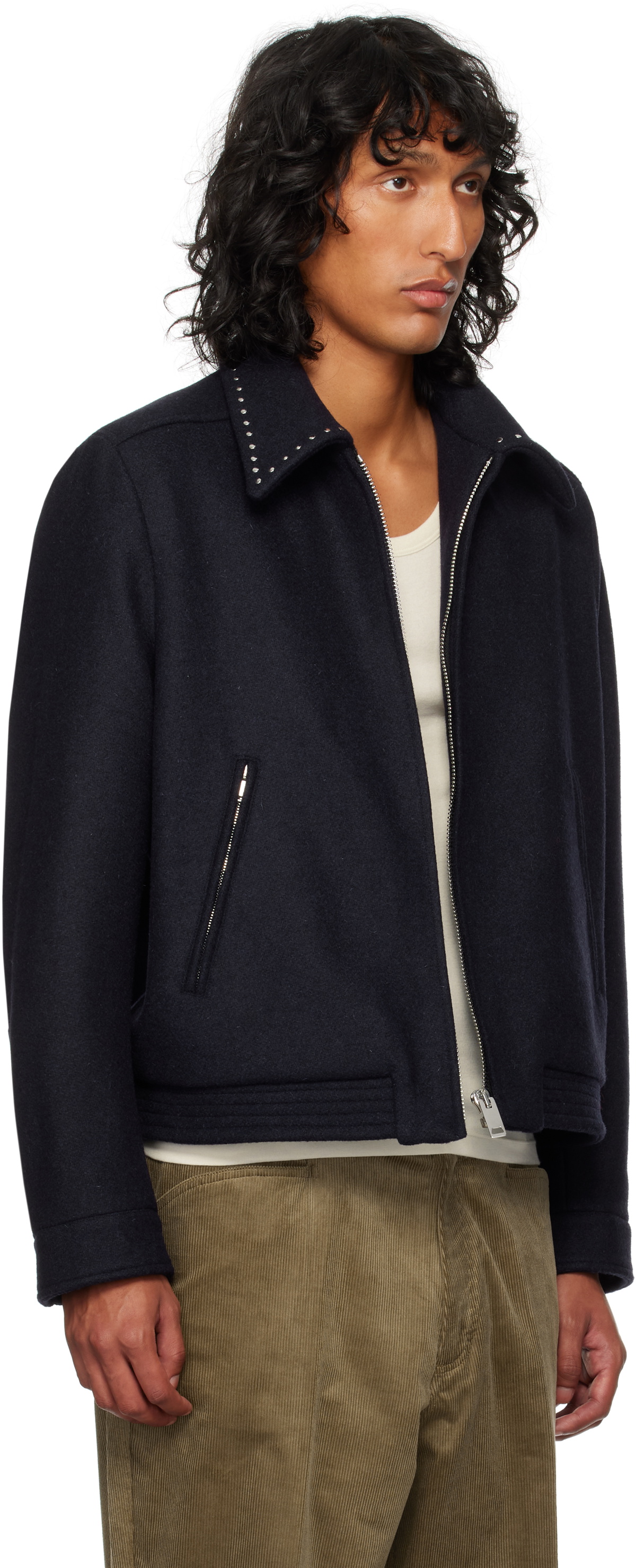 Second/Layer Navy Caspar Jacket
