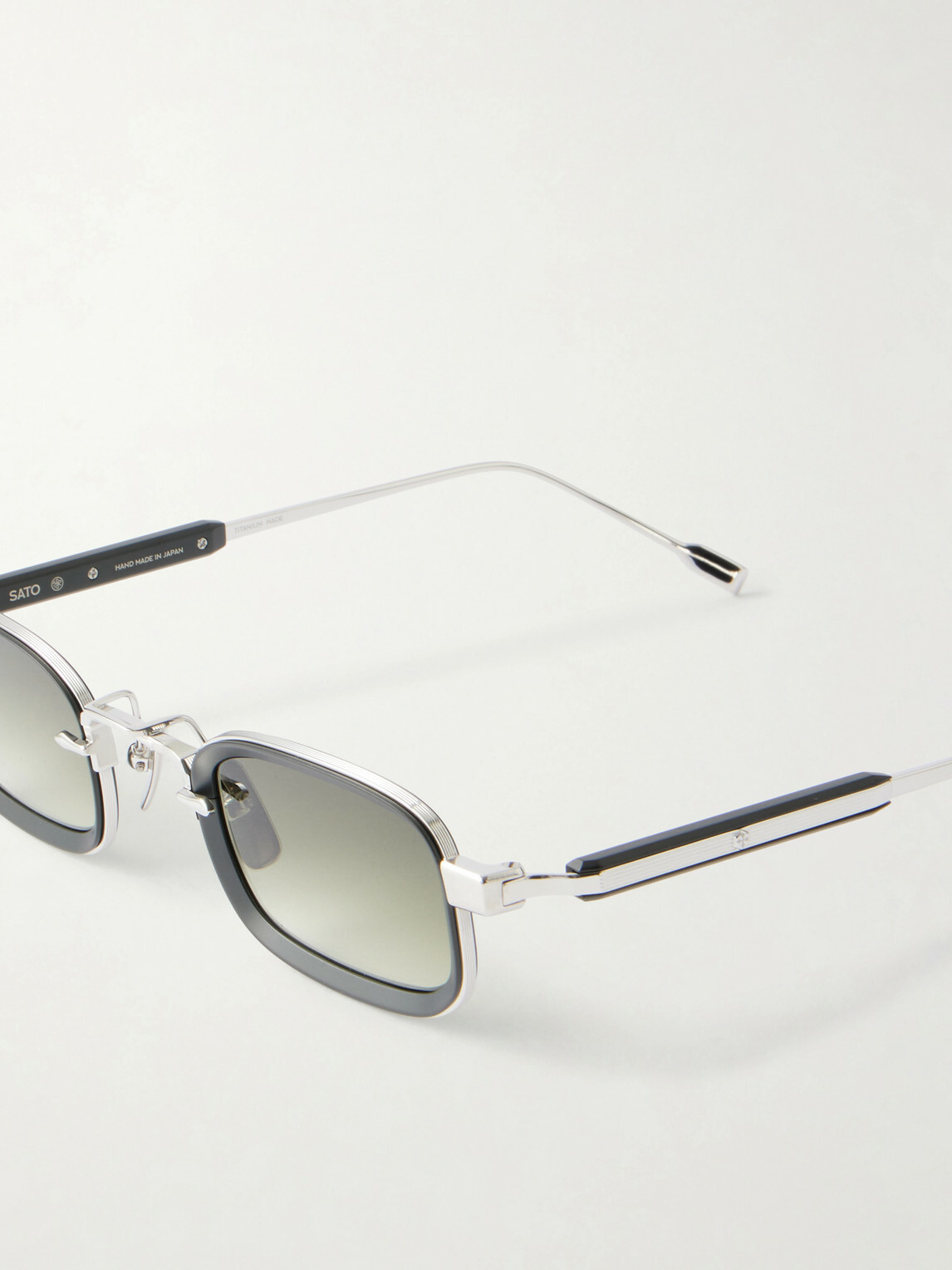 Sato - Canicula Square-Frame Titanium Sunglasses