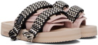 Lanvin Pink Suicoke Edition Slip-On Sandals
