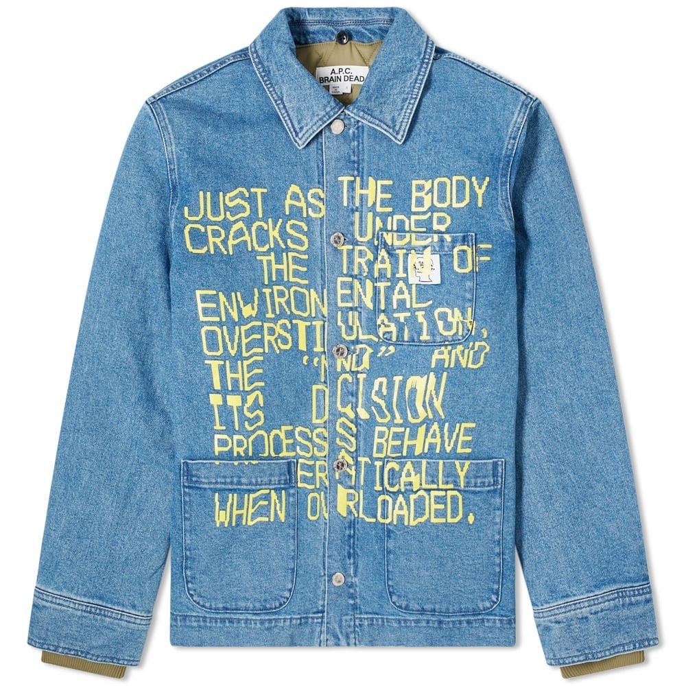 【美品】Brain Dead×A.P.C デニムジャケット A.P.C. x Brain Dead Imhotep Denim Jacket A.P.C.
