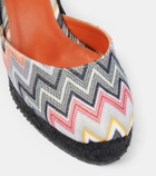 Missoni Zig Zag Eva 80 espadrille wedges