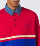 JW Anderson Paneled cotton jersey polo shirt