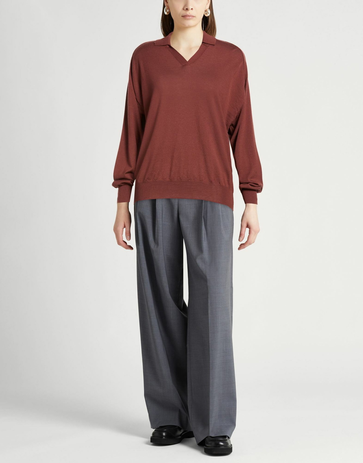 Peserico Womens Sweater Brick