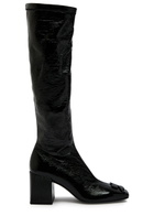 Courrèges Reedition 75 Vinyl Knee-high Boots Black