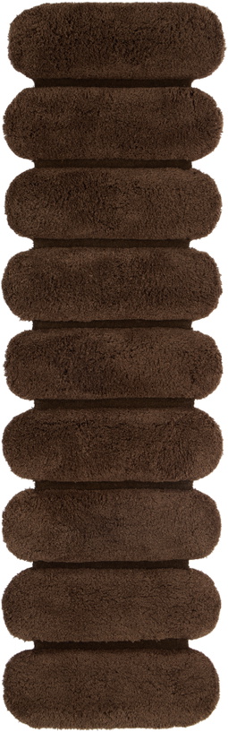 Photo: Mush Studios Brown Ribbed Runner Rug