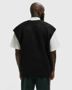 Needles Mohair Knit Vest - Solid Black Men