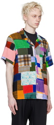 Stockholm (Surfboard) Club Multicolor Patchwork Printed Shirt