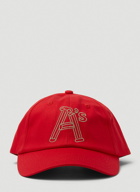 Column A Baseball Cap in Red