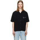 Represent Black 'Love And Kisses' Resort Shirt