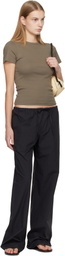 Matteau Black Drawcord Trousers