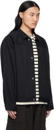 nanamica Black Short Denim Jacket