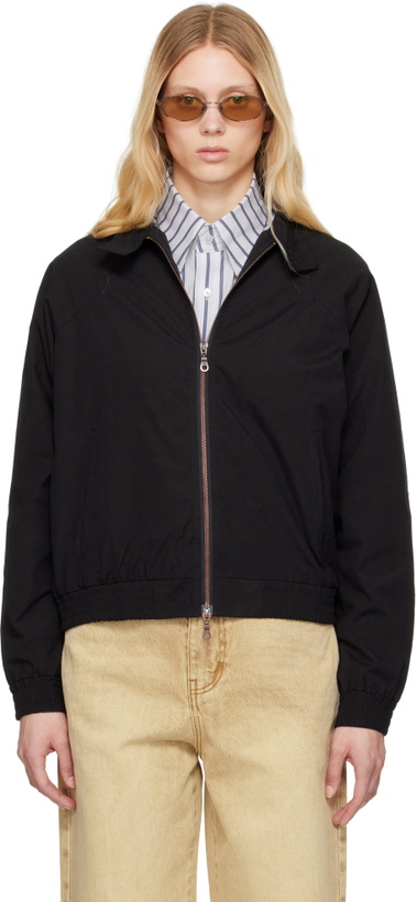 Photo: Carter Young SSENSE Exclusive Black Western Harrington Jacket