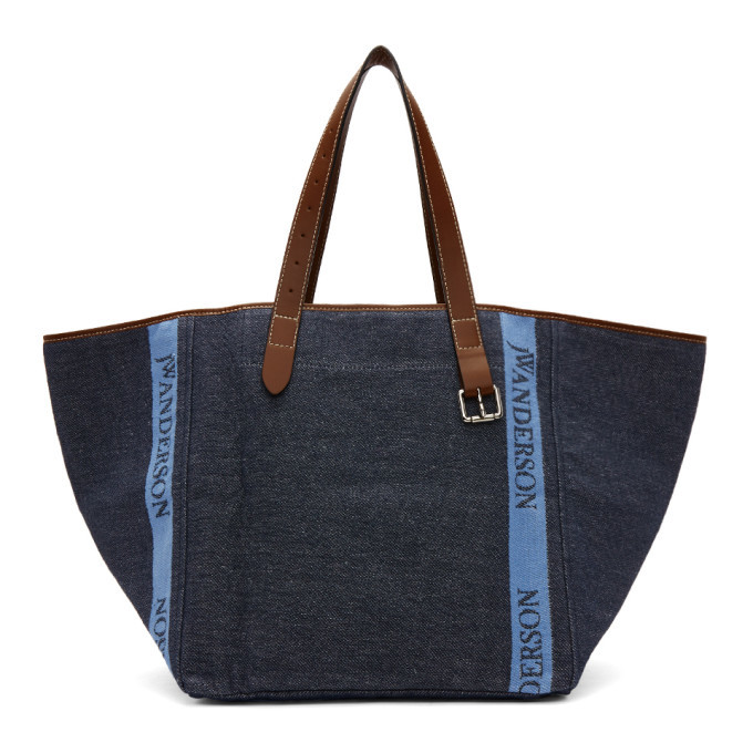 Photo: JW Anderson Navy Logo Belt Tote