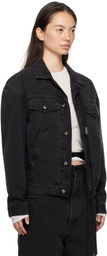 Ann Demeulemeester Black Marthe High Comfort Denim Jacket