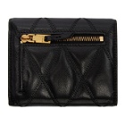 Givenchy Black Diamond Quilted Trifold Wallet