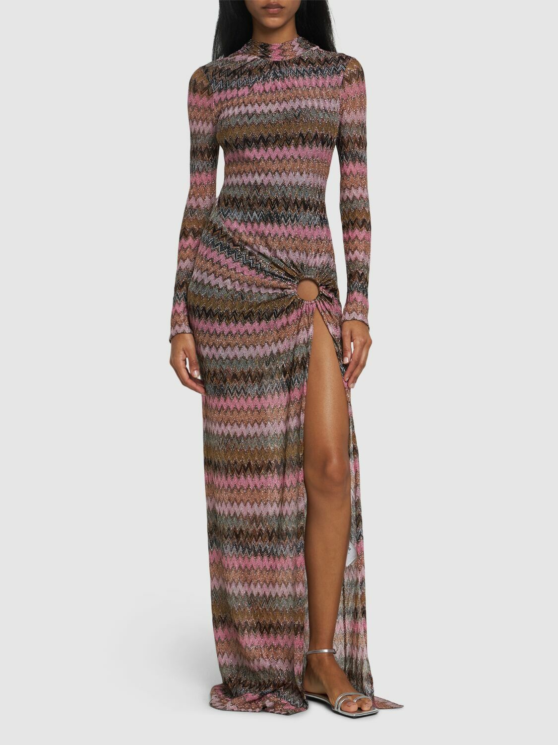 chinese dress ladies Iris Chevron Maxi main image 0
