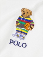 Polo Ralph Lauren - Slim-Fit Logo-Embroidered Cotton-Piqué Polo Shirt - White