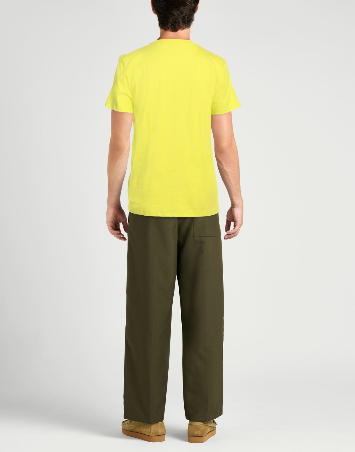 Dondup Mens T-shirt Lime in Green