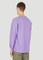 Mud Pigment Long Sleeve T-Shirt in Purple