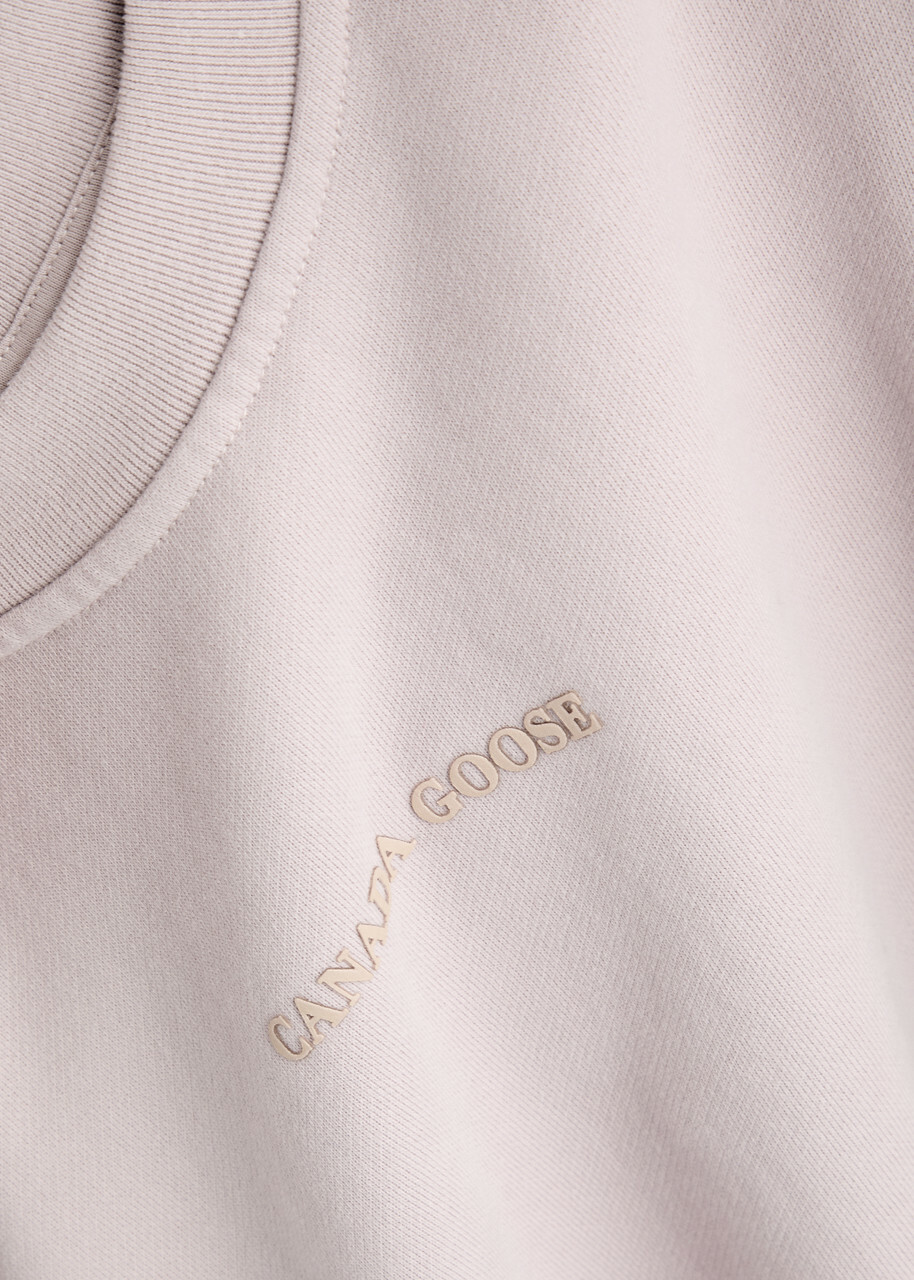 Canada Goose Muskoka Logo Cotton Sweatshirt Light Pink