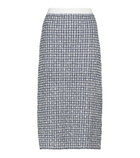 Victoria Victoria Beckham - Stretch-knit midi skirt