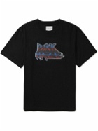 Nicholas Daley - Logo-Print Cotton-Jersey T-Shirt - Black