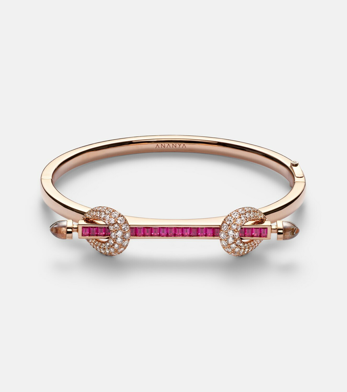 Ananya Chakra Icon 18kt rose gold bracelet with gemstones