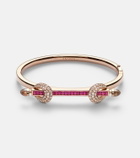 Ananya Chakra Icon 18kt rose gold bracelet with gemstones