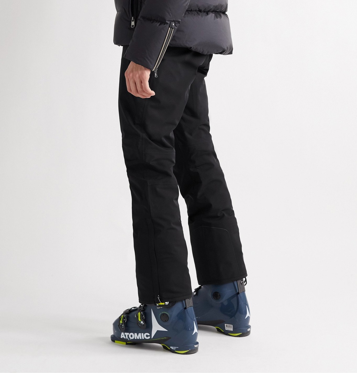 Tim Straight-Leg Belted Logo-Debossed Padded Ski Trousers