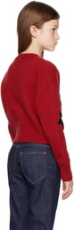 Marni Kids Red Knitted Sweater