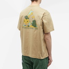 And Wander Men's x Oson Jun JONP Original T-Shirt in Beige