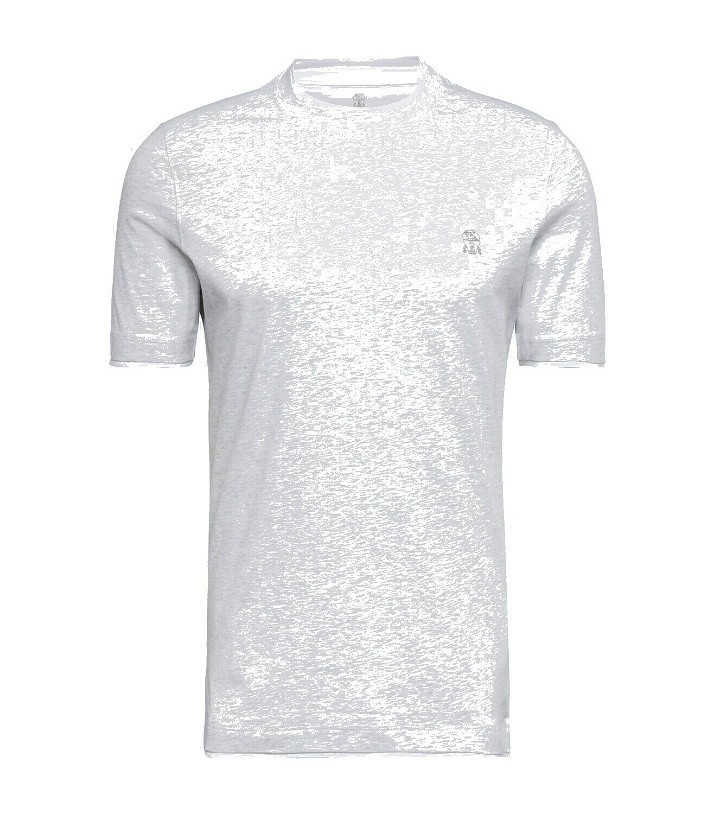 Photo: Brunello Cucinelli Layered cotton jersey T-shirt