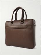 Salvatore Ferragamo - Logo-Detailed Textured-Leather Briefcase