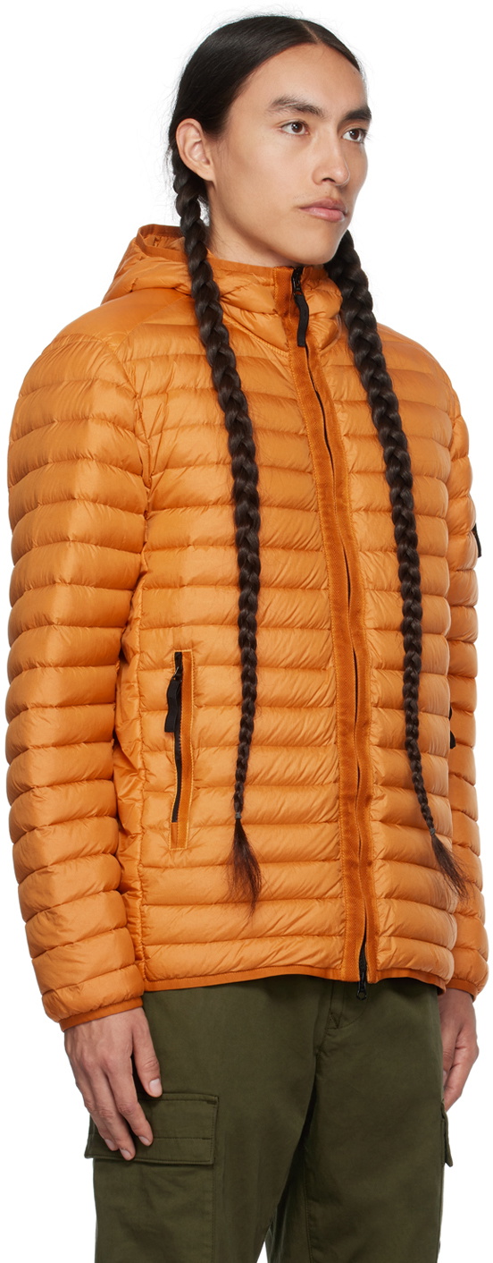 Stone Island Orange Packable Down Jacket