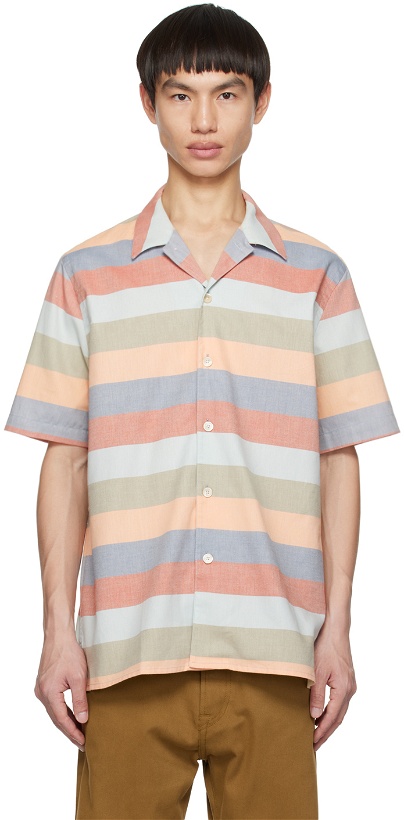 Photo: PS by Paul Smith Multicolor Stripe Shirt