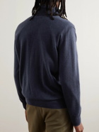 Massimo Alba - Danny Cashmere Half-Zip Sweater - Blue