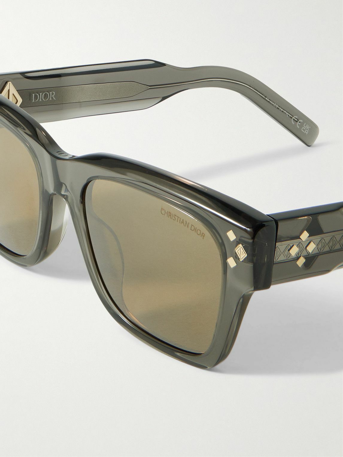 Dior Eyewear - CD Diamond S2I D-Frame Acetate and Silver-Tone Sunglasses
