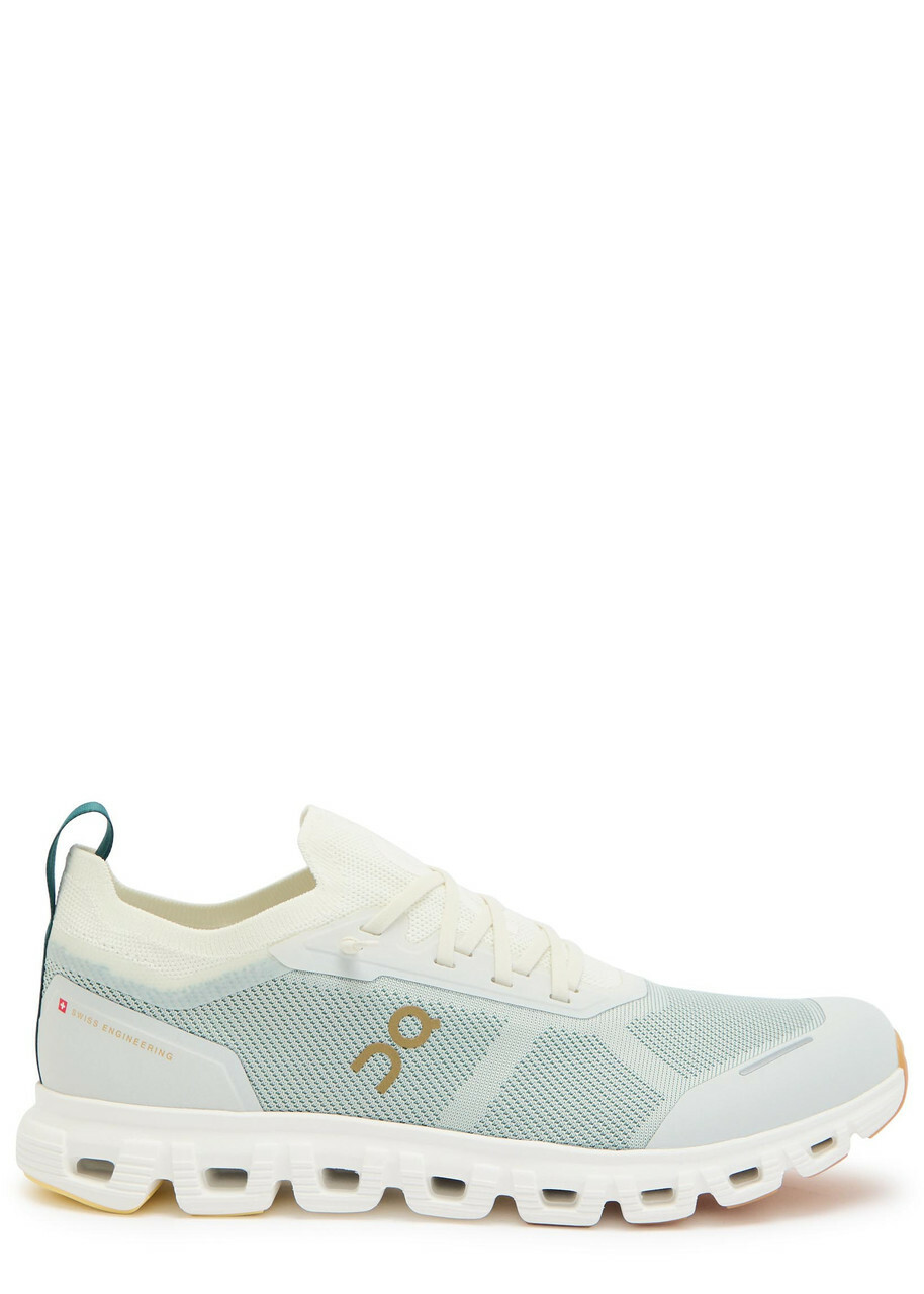 ON Cloud 6 Versa Jacquard Mesh-knit Sneakers White