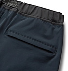 And Wander - Trek Belted Jersey-Trimmed ZGRAV Shorts - Blue