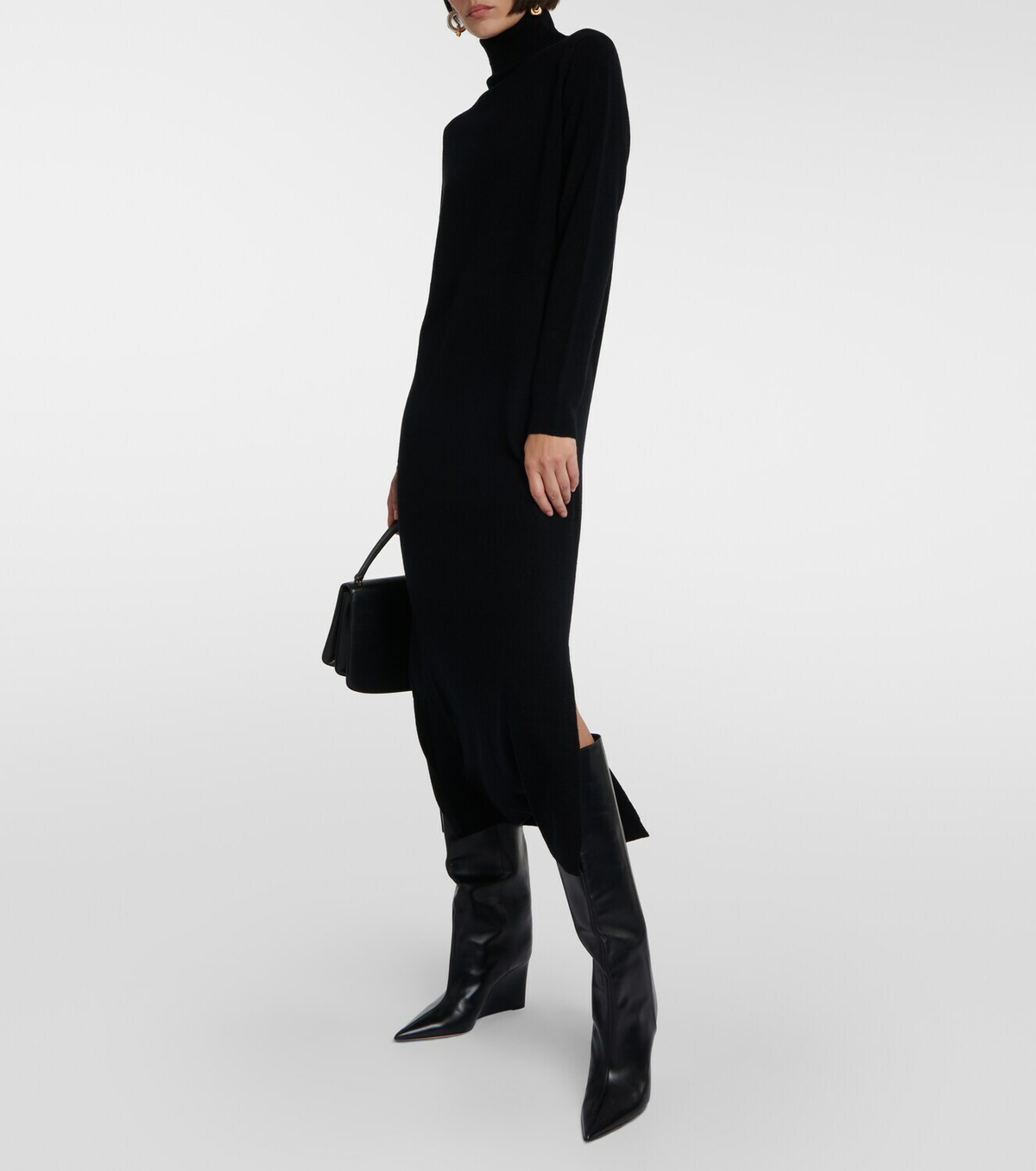 Jardin des Orangers Wool and cashmere sweater dress